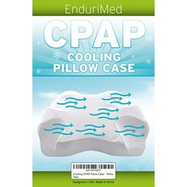 Imagem de Fronha para uso com almofada confortável CPAP suportada - tecido refrescante, branca - respirável e refrescante para um sono confortável