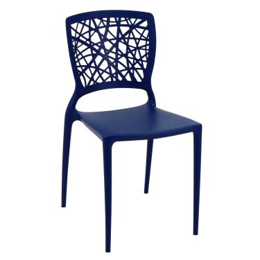 Imagem de Cadeira Tramontina Joana Azul Yale em Polipropileno e Fibra de Vidro