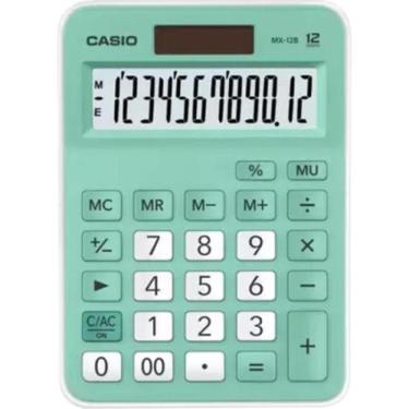 Imagem de Calculadora de Mesa Casio MX12B-LB 12 Digitos Verde
