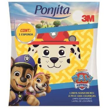 Imagem de Esponja de Banho Ponjita Infantil Patrulha Canina 3M Marshall