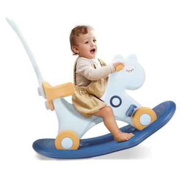 Imagem de Rocking Horse Ancaixin 4 em 1 para crianças de 1 a 3 anos com alça