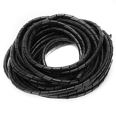 Imagem de 10m/32.8ft Spiral Cable Wrap Sleeve – Flexible PVC Wire Organizer for PC, TV, 3D Printer, Projector, Home Theater | - Cord Management for Office & Home Electronics