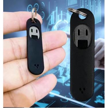 Imagem de 2 peças, ferramenta de remoção de cartão SIM, removedor de chips, chip de desbloqueio, bandeja de cartão SIM, ferramenta de pino de ejeção, abridor de agulha, ejetor com chaveiro destacável para