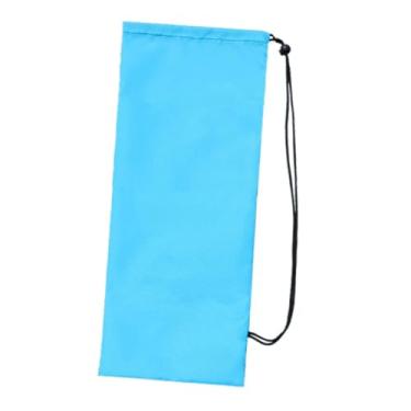 Imagem de IEUDNS Bolsa protetora para raquete de badminton, organizador à prova de poeira, presente para armazenamento de raquete de tênis, transporte para iniciantes, Azul Céu 63x23cm