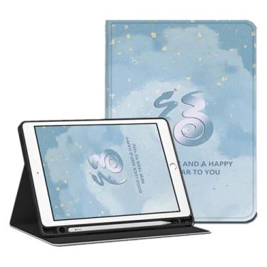 Imagem de Yzlvigrous Capa para ipad Mini 6 Gen 2021/ipad Mini 7 Gen 2024, Visualização em Vários Ângulos, Capa Fina de Suporte PU de 8.3 Polegadas com Despertar/sono Automático