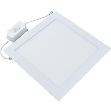 Imagem de Painel Led 22 Embutir Quadrado 18w 3000k 100-240v Taschibra