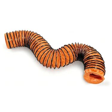 Imagem de Hakazeni Mangueira de duto flexível resistente de 25 cm x 40 cm - para ventilação de secadora, HVAC, barraca de cultivo, exaustão industrial e ventilação de garagem