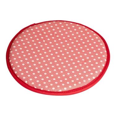 Imagem de Ioensy Almofada de assento, tapete de chão, presente, almofada compacta para cadeira, banquinho, ideal para atividades ao ar livre, cerimônia do chá, viagens, Vermelho