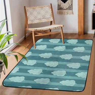 Imagem de Tapete para sala de estar, lavável à máquina, estampa de listras de árvore, antiderrapante, tapete macio, para sala de estar, quarto, sala de jantar, berçário, cozinha, decoração de casa