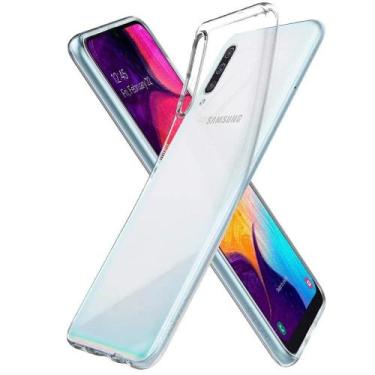 Imagem de Capa De Silicone Transparente Para Celular Samsung Galaxy Série a A50 