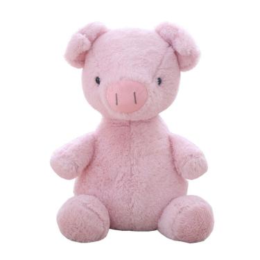 Imagem de Boneca de brinquedo de pelúcia Pink Pig de 18 cm para presente infantil