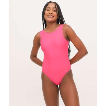 Imagem de Maiô Estampa Liso Alças Largas Marisa-25079, Rosa, M