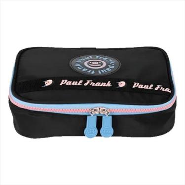 Imagem de Estojo Sestini 1 divisória Paul Frank fun preto/rosa box