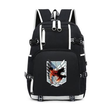 Imagem de Mochila Attack on Titans Levis Ackermans Cartoon Kids