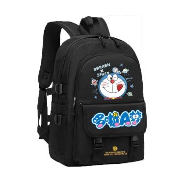 Imagem de Mochila escolar Doraemons Cartoon Kids Nylon 36x16x48cm