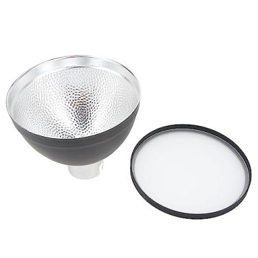 Imagem de KIMISS Difusor Refletor Padrão Acessório de Efeito de Luz Suave para Flashes ADS2 AD200 Fotografia Profissional Alumínio Plástico 12 Cm de Diâmetro 7,5 Cm de Profundidade