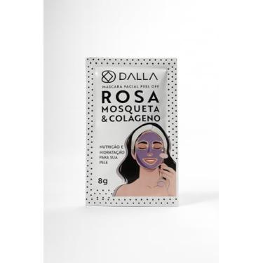 Imagem de Máscara Facial Peel Off Rosa Mosqueta & Colágeno Dalla – Hidratação Profunda, Firmeza e Renovação da Pele (8g)
