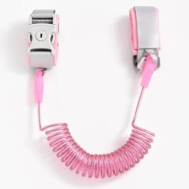 Imagem de 2 Unidades Pulseira de Segurança Infantil Anti Perdido para Passeio Criança com Trava