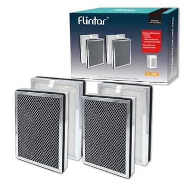 Imagem de Flintar Filtro de substituição HEPA verdadeiro, compatível com purificador de ar MA-25, pré-filtro 3 em 1, HEPA verdadeiro grau H13 e conjunto de filtros de carvão ativado, 4 filtros