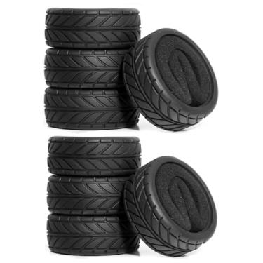 Imagem de 8pcs 1/10 RC Drift Tires 65 * 26mm for On Road Racing Car Drift RC Touring Car (Style E)