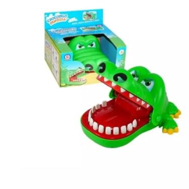 Imagem de Brinquedo Jacaré Morde Dedo Crocodilo Dentista Infantil - Jogo Desafio Dente Aleatório, Festa Aniversário Criança