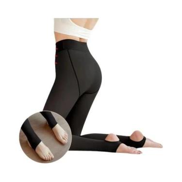 Imagem de Meias-calças Térmicas Femininas De Inverno Quentes De Fleece, Leggings