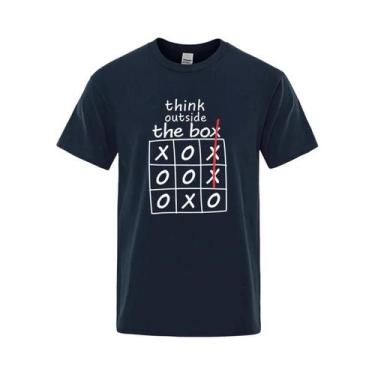 Imagem de Camiseta Masculina 100% Algodão Verão Estampa De Jogo Casual Solta Gol