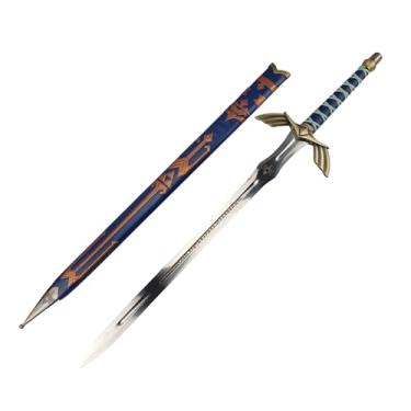 Imagem de Espada Master Sword Em Aço Zelda BOTW Com Bainha E Suporte