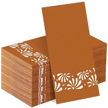 Imagem de Kochorie 100 guardanapos Cielito Lindo papel descartável Platos de Barro guardanapos decorativos de festa de convidado 7,8 x 4,3 polegadas Mexicano Fiesta Toalhas de Mão para Cinco De Mayo Decoração