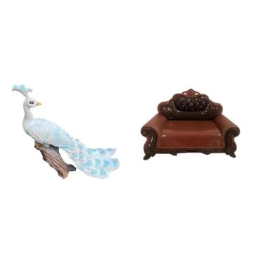 Imagem de Whtkoph Escultura de Um Sofá, Figura Decorativa, Ornamento de Jardim, Artesanato, Cadeira, Modelo Faça Você Mesmo, Acessório, Móvel em Miniatura, Estátua para
