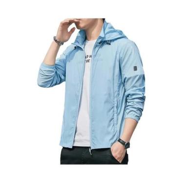 Imagem de Jaqueta Impermeável Unissex De Secagem Rápida Com Capuz Para Proteção 