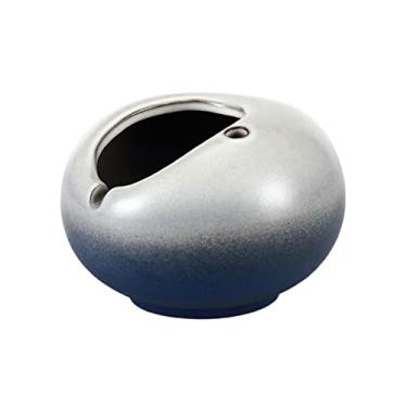 Imagem de Cinzeiro criativo doméstico cinzeiro cerâmico cinzeiro de cigarros requintadas decorações interiores cinzeiros (cor: E) (latão)