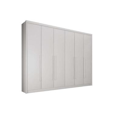 Imagem de Guarda Roupa Casal 6 Portas E 8 Gavetas Bragaça-coimbra Branco