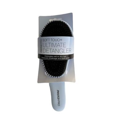 Imagem de SWISSCO PRO Escova de cabelo desembaraçadora Ultimate Soft Touch, escova de cabelo molhado e seco, todos os tipos de cabelo, reduz a quebra e pontas duplas (azul gelo claro)