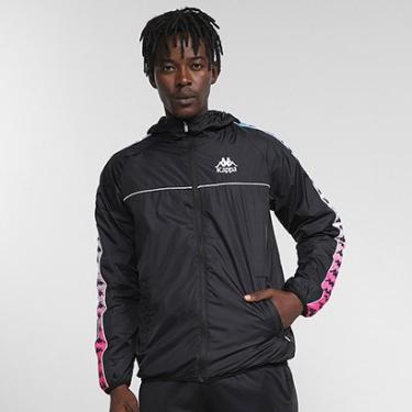 Imagem de Jaqueta Corta Vento Kappa Com Capuz Masculina-Masculino