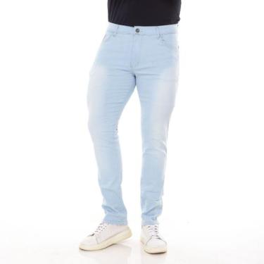 Imagem de Calça jeans masculina clara pistolada destroyed - Ss Jeans, 40