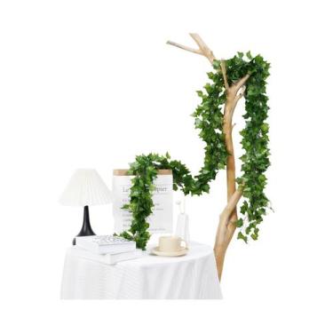 Imagem de Guirlanda De Folhas De Hera Artificial De 2,0M Para Decoração De Casa,