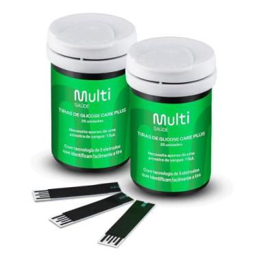 Imagem de Tiras de Glicemia - Care Plus - Caixa com 50un - Multi Saúde - HC489, 