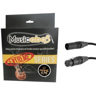 Imagem de Cabo Para Microfone Xlr 5M Balanceado Musicabos Extreme