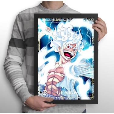 Imagem de Quadro Anime One Piece - Luffy Gear 5 (Tamanho A3) - Shimai