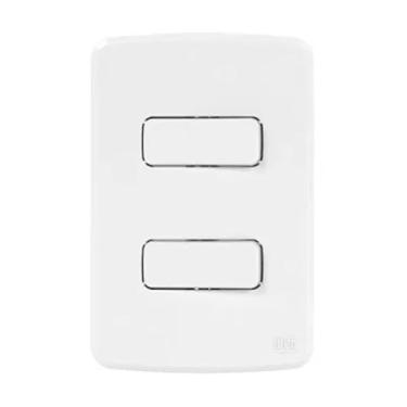 Imagem de Interruptor COMPOSÉ Composto, 1 Tomada Simples + 1 Tomada Polarizada, Branco WEG