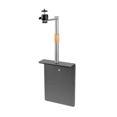 Imagem de KHUTRW3D Suporte de projetor multiuso para mesa sofá-cama base de metal espesso de liga de alumínio suporte móvel para trilho ajustável suporte de projetor