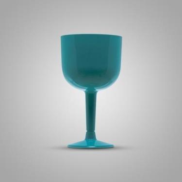 Imagem de Taça Pit 500 Gin 4 Unidades 500Ml Acrilico Azulado Azg - Plastilania