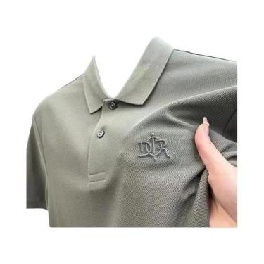 Imagem de Camisa Polo Masculina Premium De Algodão Com Manga Curta, Marca De Mod