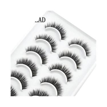 Imagem de Cílios Postiços 3D De Mink Sintético, Naturais, Longos, Cheios E Macio