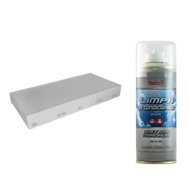 Imagem de Kit Filtro De Ar Condicionado + Higienizador Peugeot  407 408 508