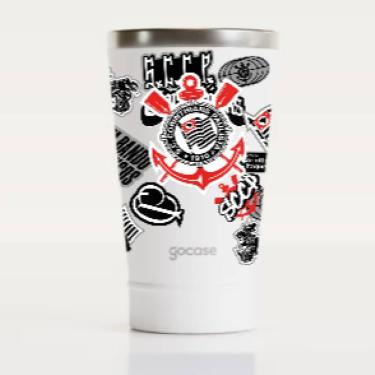 Imagem de Copo Térmico Vibe 470ml Gocase - Corinthians - Soft Stickers
