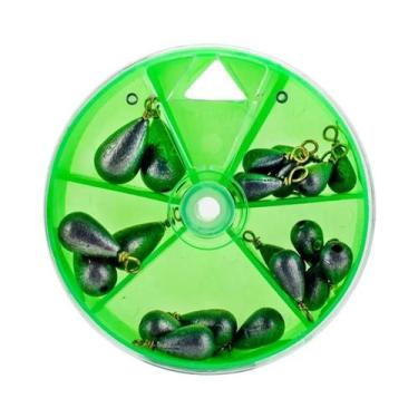 Imagem de Pesos De Pesca Em Forma De Gota 22 Peças/Caixa Chumbadas De Chumbo Par