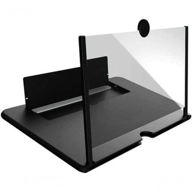 Imagem de Amplificador De Tela Para Telefone Celular 3d De 12 Polegadas Preto