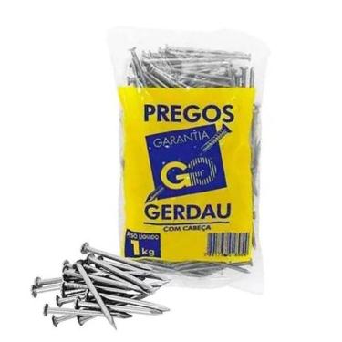 Imagem de Prego Polido Com Bolsa 1kg Gerdau Tamanho 17x21